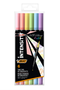 BIC Intensity Dual Tip Rotuladores Colores Pastel Surtidos de 6 Unidades