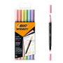 BIC Intensity Dual Tip Rotuladores Colores Pastel Surtidos de 6 Unidades