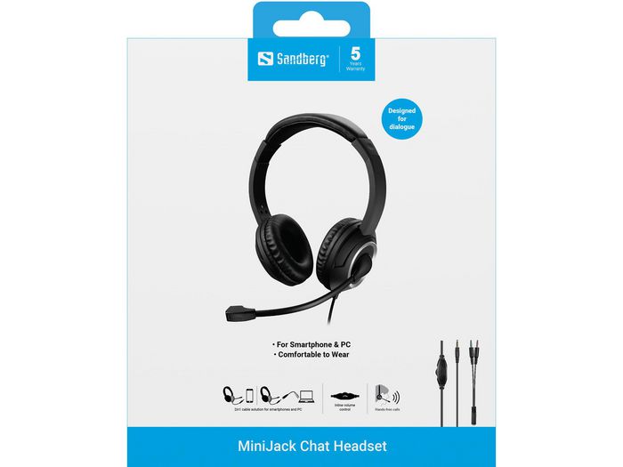 SANDBERG 126-15 Minijack Chat Headset