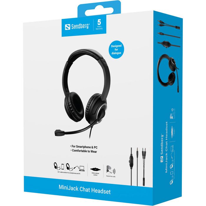 SANDBERG 126-15 Minijack Chat Headset