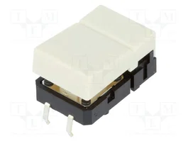 Aratas (Formerly Omron Components) B3J-1000 Interruptor de teclado marfil SPST-NO THT