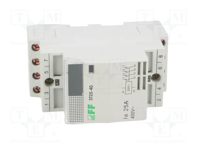 F&F Contactor 4-polar de instalación 25A 230VAC