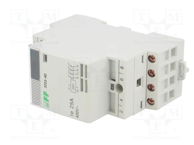 F&F Contactor 4-polar de instalación 25A 230VAC