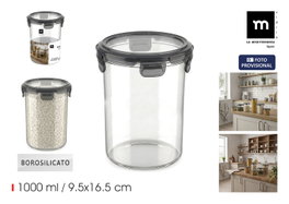 La Mediterranea Tarro Boro Hermético Redondo 1000ml