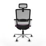 PIQUERAS Y CRESPO Silla de oficina Haches Morado y Gris