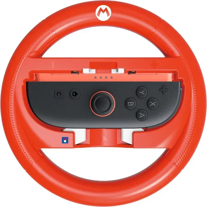 Hori Mario Kart World Volante de Carreras para Nintendo Switch - Patrón Mario Rojo, HOR4961818040922