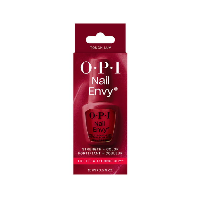 OPI Nail Envy Esmalte Tratamiento Fortalecedor de Uñas con Proteína de Trigo y Calcio, Tonos #Tough Luv, 15 ml