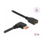 DeLOCK Cable Extensor DisplayPort Macho 90° Derecha a Hembra 8K 60 Hz 3 m