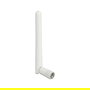 DeLOCK Antena WLAN RP-SMA 2 dBi Omnidireccional Blanca con Conector Macho y Unión de Inclinación, 2.4 - 2.5 GHz, 802.11 b/g/n, para Interior