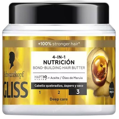 Schwarzkopf Mass Market Gliss Oil Nutritive Mascarilla 4 en 1 400 ml Schwarzkopf Mass Market Gliss Oil Nutritive Mascarilla 4 en 1 400 ml
