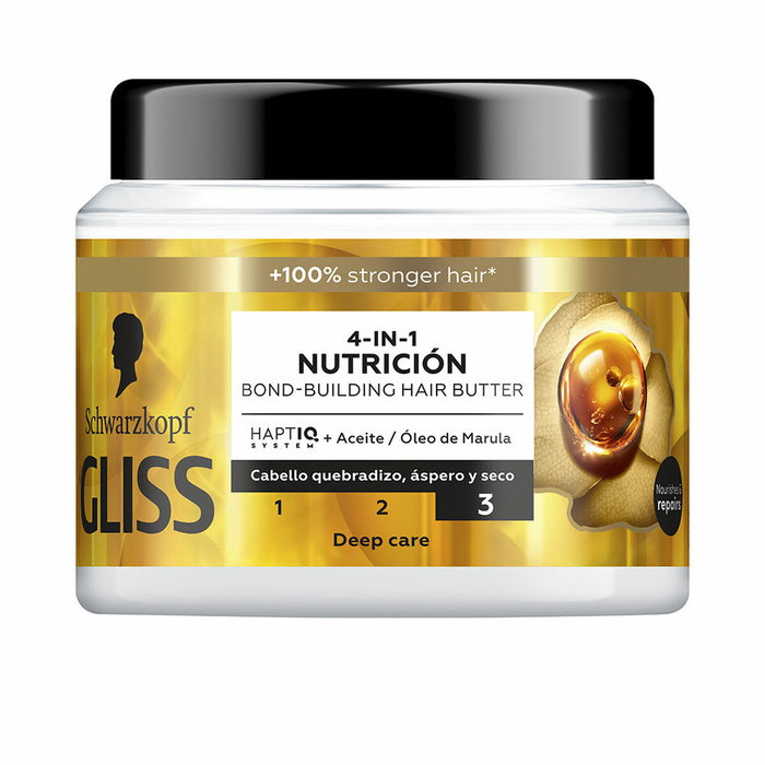 Schwarzkopf Mass Market Gliss Oil Nutritive Mascarilla 4 en 1 400 ml Schwarzkopf Mass Market Gliss Oil Nutritive Mascarilla 4 en 1 400 ml