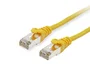 Equip 605567 Cable de Red Ethernet Cat6 S/FTP Gigabit 0.5m Amarillo - Conector RJ45 Macho, Compatible con PoE+ y Plug & Play