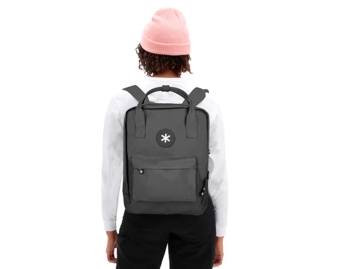 Antartik Mochila Antartik 2 asas y bolsillos exteriores negro Antartik Mochila Antartik 2 asas y bolsillos exteriores negro
