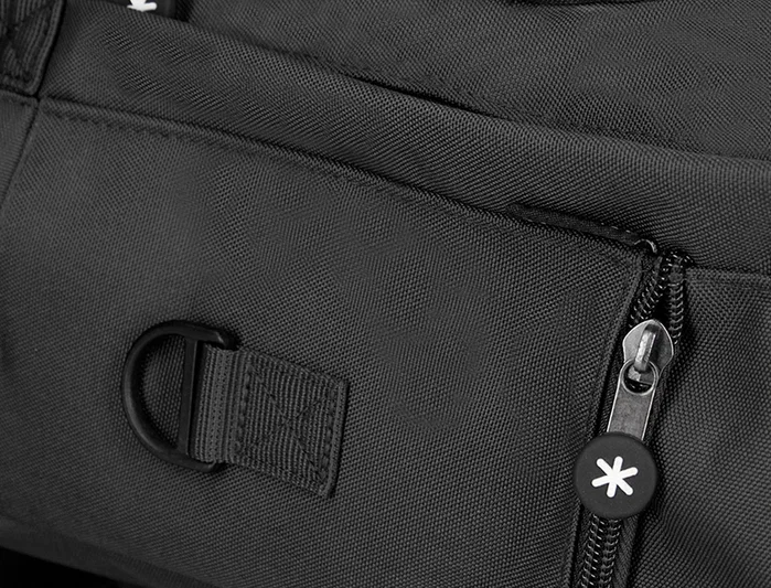 Antartik Mochila Antartik 2 asas y bolsillos exteriores negro Antartik Mochila Antartik 2 asas y bolsillos exteriores negro