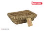 Privilege Cesta Cónica Korn Mimbre Rectangular 20 cm x 15 cm x 7 cm (36 Unidades)