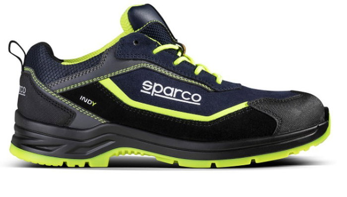 Sparco Indy-H S3 ESD Talla 42 Azul Marino/Amarillo Sparco Indy-H S3 ESD Talla 42 Azul Marino/Amarillo
