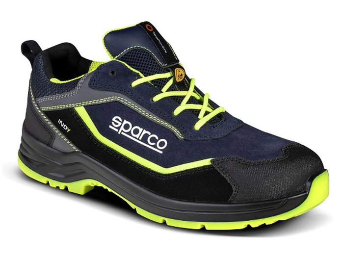 Sparco Indy-H S3 ESD Talla 42 Azul Marino/Amarillo Sparco Indy-H S3 ESD Talla 42 Azul Marino/Amarillo