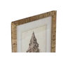 DKD Home Decor Cuadro Abeto Cristal 30x2,5x40 Caracola Surtido de 9 Piezas