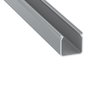 Kimera Helse Perfil de Aluminio Anodizado Plata con Difusor Opal y Tapones 2,02M