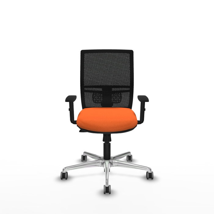 PIQUERAS Y CRESPO Silla de oficina Yunquera Naranja y Negro PIQUERAS Y CRESPO Silla de oficina Yunquera Naranja y Negro