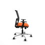PIQUERAS Y CRESPO Silla de oficina Yunquera Naranja y Negro