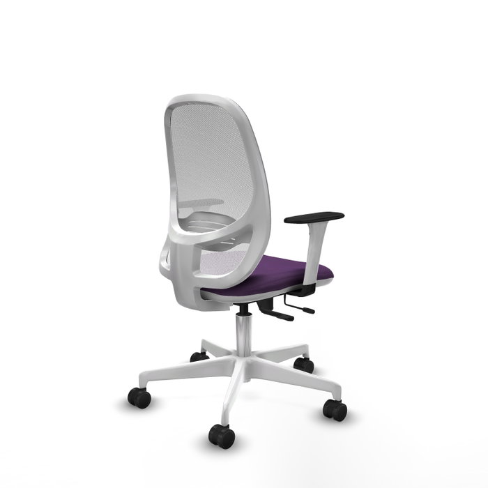 PIQUERAS Y CRESPO Silla de oficina Cilanco con mecanismo Sincro/Traslack, Morada y Blanca PIQUERAS Y CRESPO Silla de oficina Cilanco con mecanismo Sincro/Traslack, Morada y Blanca