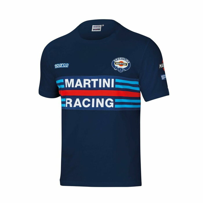 Sparco Camiseta Martini-R Azul Marino XXL