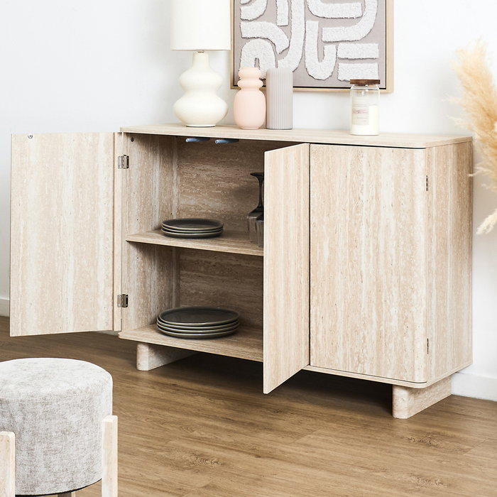 Home Deco Factory Aparador Terra Nova 3 Puertas 110x36,5 cm h.79 cm