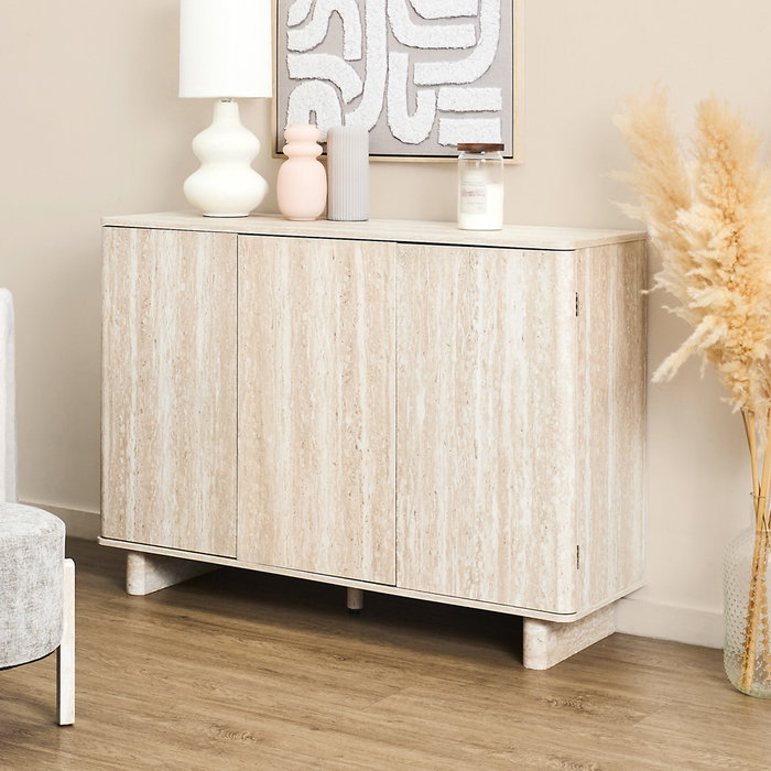 Home Deco Factory Aparador Terra Nova 3 Puertas 110x36,5 cm h.79 cm