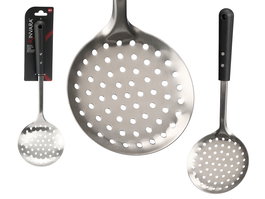 Kinvara Pala Rasera Mango Suave Negro Mate 12.5 x 5 x 11.5 cm Acero y Plástico (Set de 24)