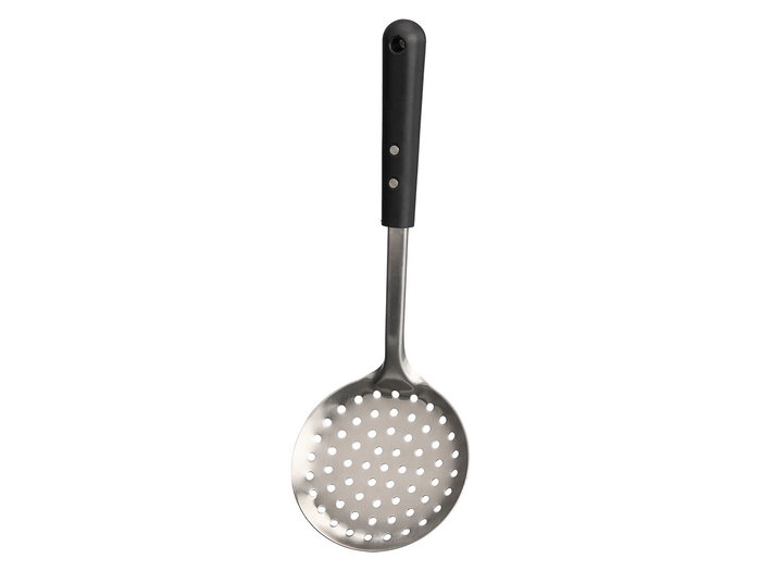 Kinvara Pala Rasera Mango Suave Negro Mate 12.5 x 5 x 11.5 cm Acero y Plástico (Set de 24)