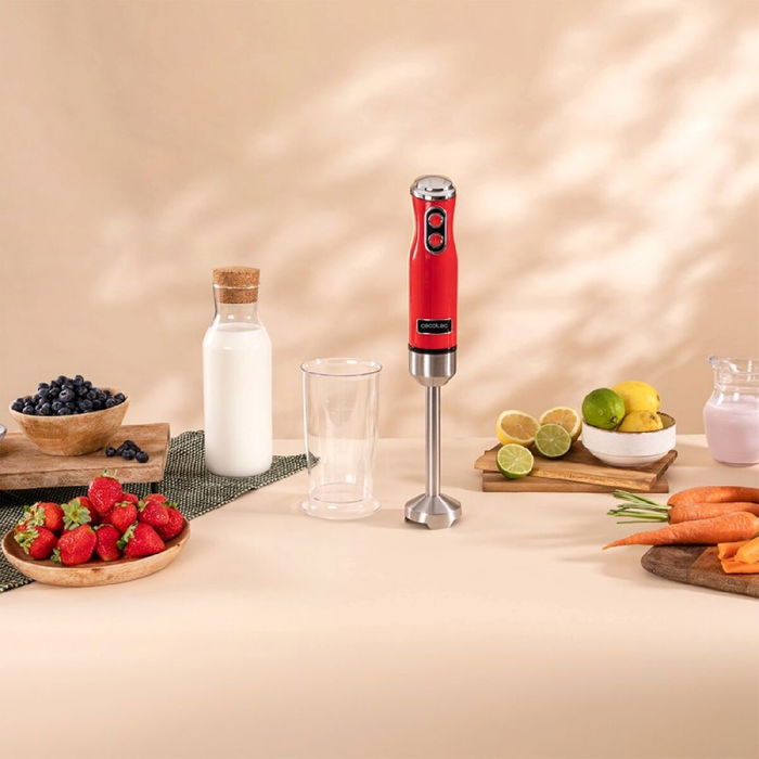 Batidora de Mano Cecotec Power RetroRed 1200MAX 1200 W Rojo