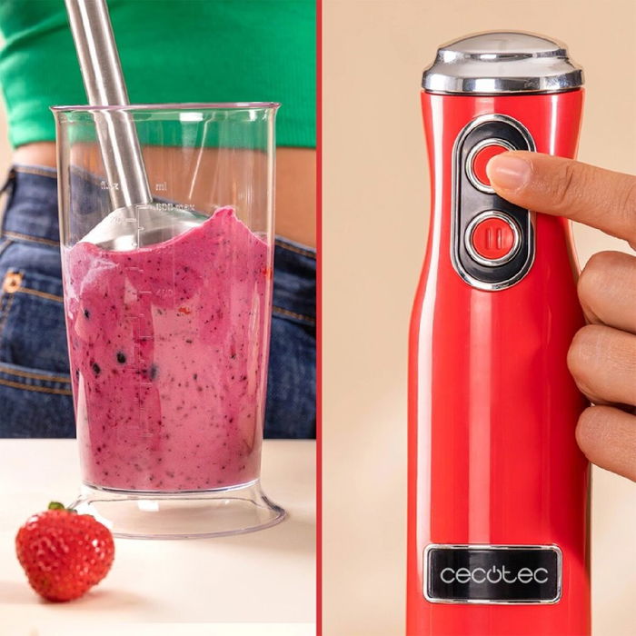 Batidora de Mano Cecotec Power RetroRed 1200MAX 1200 W Rojo