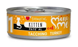 Disugual Mini-Me Kitten Pavo 12x85 gr Alimento Húmedo para Gatos Bebé