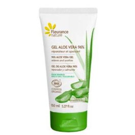FLEURANCE NATURE Gel Aloe Vera 96% Bio 150Ml Cara y Cuerpo Calmante Reparador COSMOS ORGANIC Vegano