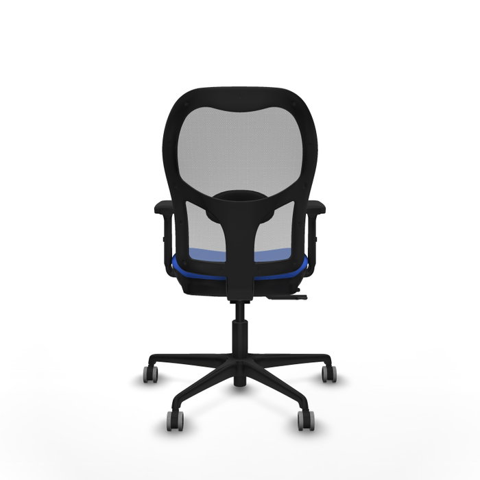 PIQUERAS Y CRESPO Silla de oficina Jorquera con mecanismo Sincro/Traslack, Azul y Gris PIQUERAS Y CRESPO Silla de oficina Jorquera con mecanismo Sincro/Traslack, Azul y Gris
