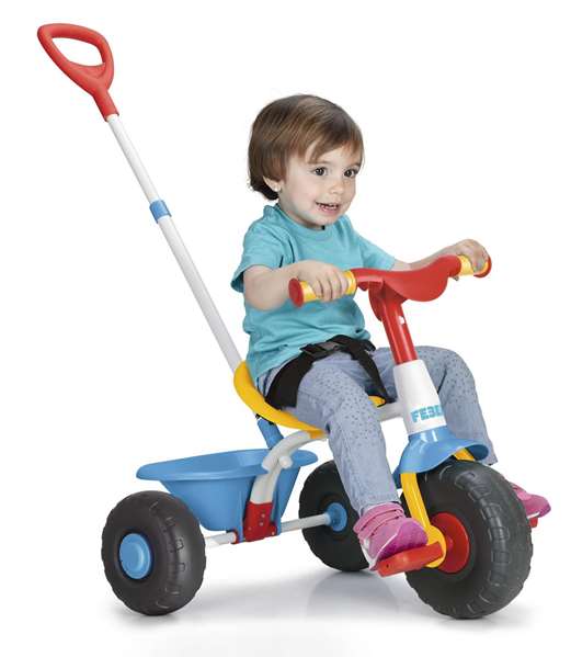 Feber Triciclo Baby Trike Muy Ligero para Niños 18 Meses a 3 Años, Dimensiones 97x48x96 cm