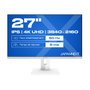 JAPANNEXT Monitor 4K UHD 27 pulgadas IPS Blanco JN-IPS270UHD60F-C65W-HSP-W