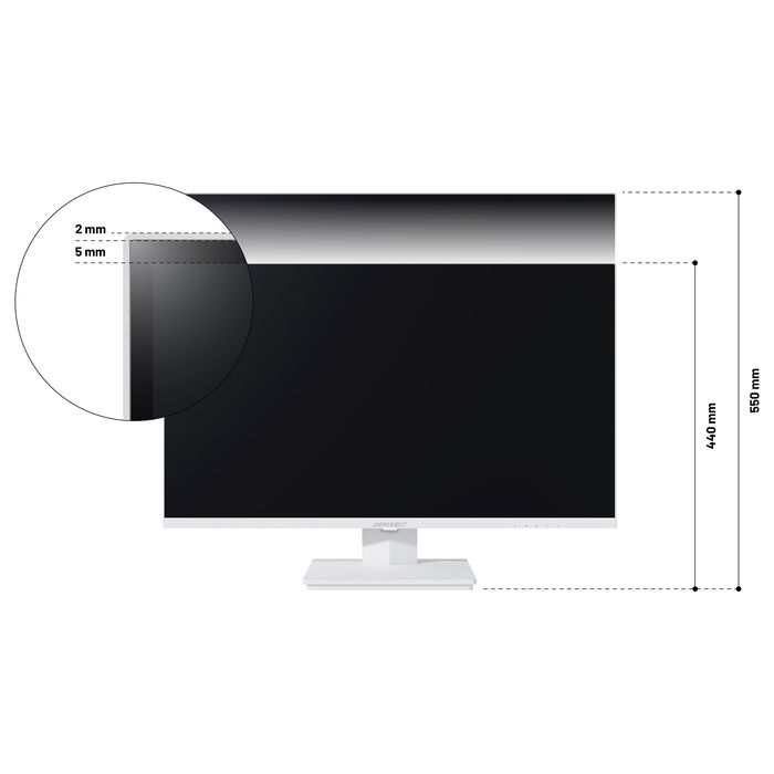 JAPANNEXT JN-IPS270UHD60F-C65W-HSP-W Monitor 27" IPS 4K UHD 3840x2160 HDR10 60Hz AMD FreeSync Altavoces Blanco JAPANNEXT JN-IPS270UHD60F-C65W-HSP-W Monitor 27" IPS 4K UHD 3840x2160 HDR10 60Hz AMD FreeSync Altavoces Blanco