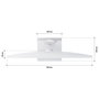 JAPANNEXT Monitor 4K UHD 27 pulgadas IPS Blanco JN-IPS270UHD60F-C65W-HSP-W