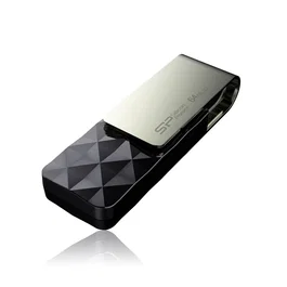 Silicon Power Blaze B30 - Unidad Flash USB 64GB, USB 3.2 Gen 1 (3.1 Gen 1), Color Negro, Sin Tapa