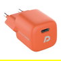 RealPower PB-10000 Power Bank Portátil de 10000 mAh Naranja - Carga Rápida 20 W, USB-C, Triple Puerto