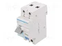 HAGER RCBO Interruptor de diversas marchas 25A 30mA 240VAC 1+N