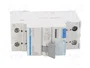 HAGER RCBO Interruptor de diversas marchas 25A 30mA 240VAC 1+N