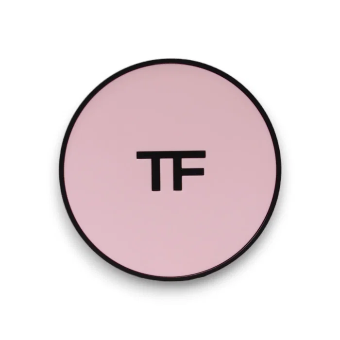Tom Ford Rose Prick Estuche compacto de plástico vacío para base de maquillaje en polvo, Rosa