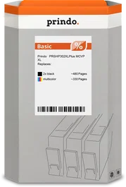 Prindo Multipack negro / varios colores PRSHP302XLPlus MCVP Basic