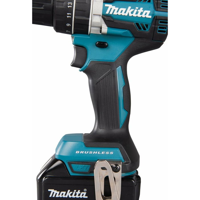 Makita DHP484RTJ Taladro de percusión inalámbrico con 2 baterías de 5 Ah Makita DHP484RTJ Taladro de percusión inalámbrico con 2 baterías de 5 Ah