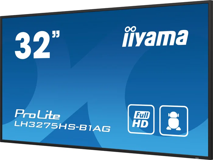 iiyama LH3275HS-B1AG Pantalla de Señalización Digital 31.5 pulg Full HD Android 11 Negro