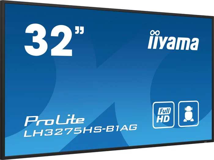 iiyama LH3275HS-B1AG Pantalla de Señalización Digital 31.5 pulg Full HD Android 11 Negro