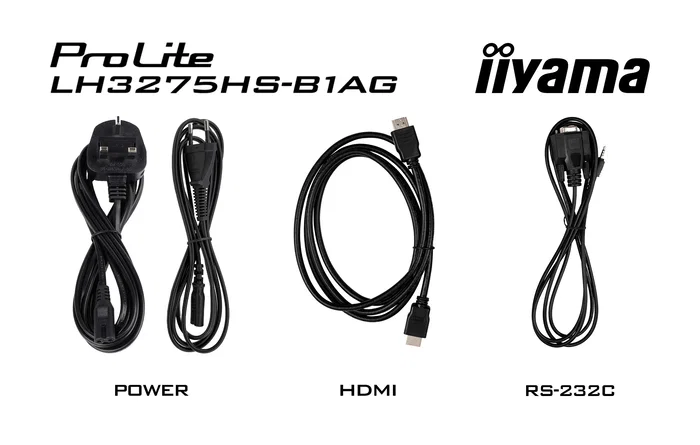 iiyama LH3275HS-B1AG Pantalla de Señalización Digital 31.5 pulg Full HD Android 11 Negro